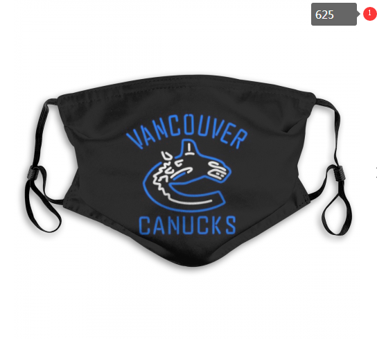 NHL Vancouver Canucks #15 Dust mask with filter->nhl dust mask->Sports Accessory